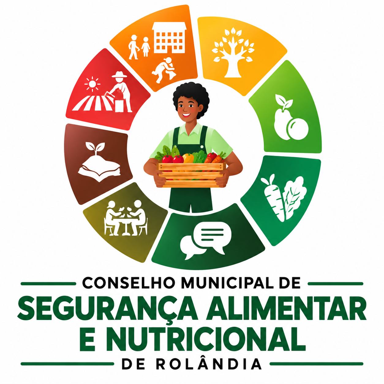 Logo Conselho Municipal de Segurança Alimentar e Nutricional de Rolândia