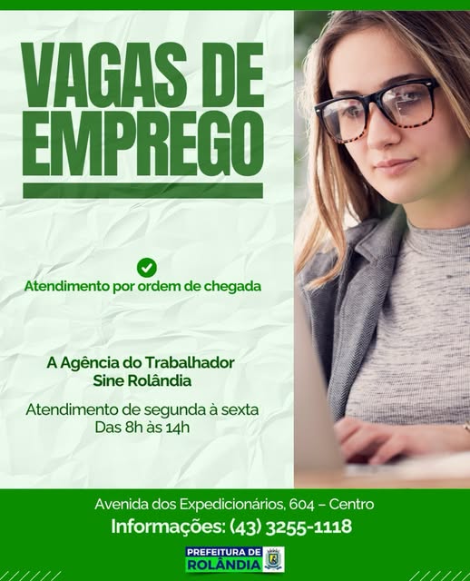 VAGAS DE EMPREGO 22/10/2026